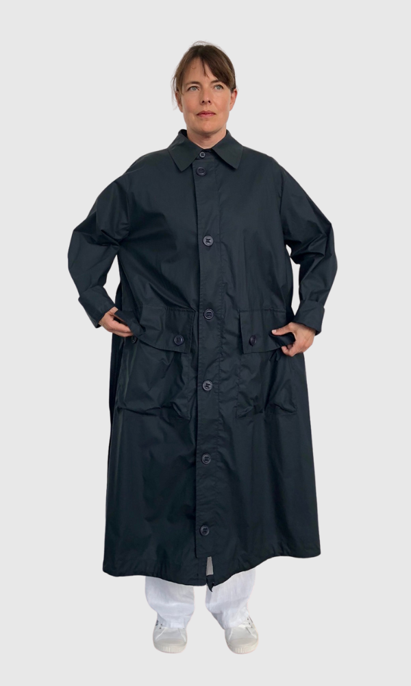 SHOWERRESISTANT OILSKIN PARKA DRESSMITH