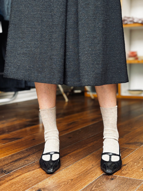 ANKLE SOCKS IN 100% NATURAL LINEN